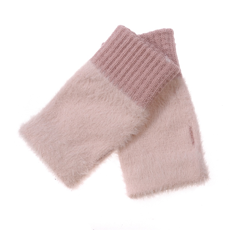 Găng Tay Hở Ngón Thời Trang Mùa Đông Ấm Áp Cho Nữ