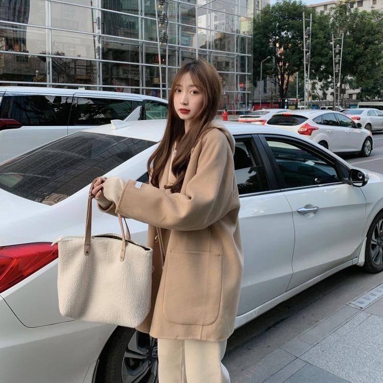 Áo Khoác Len Dày Dặn Giữ Ấm Mùa Thu Đông Phong Cách Mới 2023 Phong Cách Mới 2023 Cho Nữ