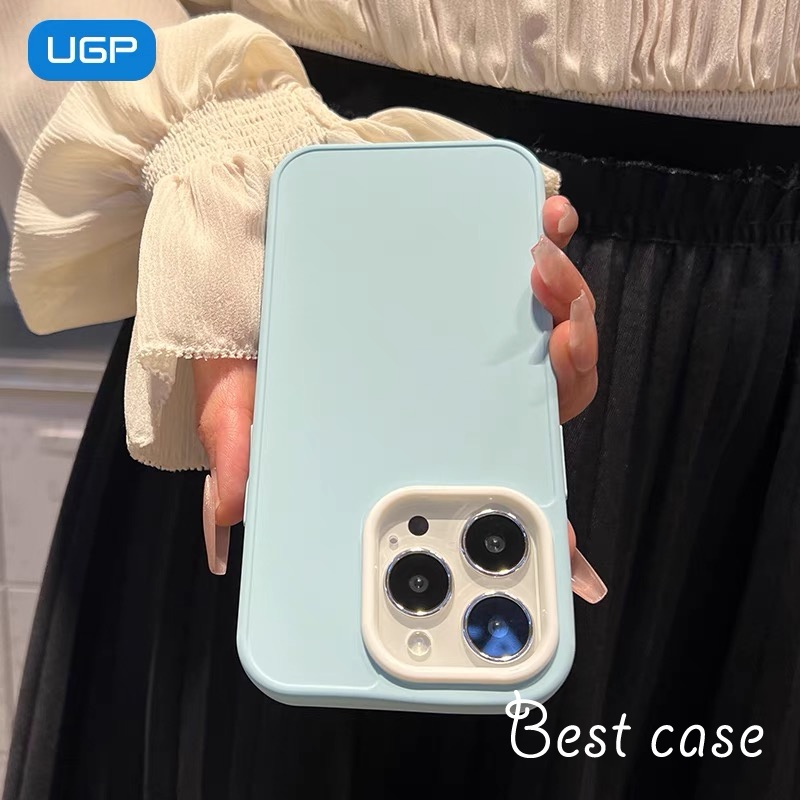 Ốp Điện Thoại Mềm Mặt Nhám Màu macaron Cho iphone 11 12 13 14 15 pro max