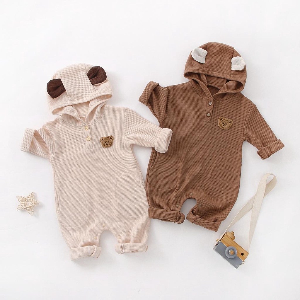 Bộ body dài tay bodysuit áo liền quần bộ đồ liền thân Babyshop88 cho bé trai bé gái M5.10.23-2
