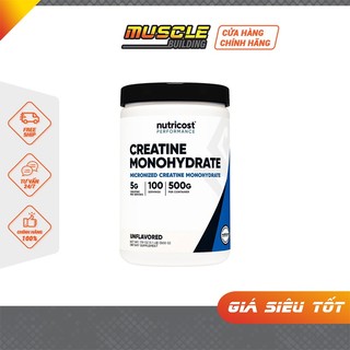 Nutricost Creatine Monohydrate 500 Gram - Hỗ Trợ Tăng Sức Mạn Phát Triển Cơ Bắp