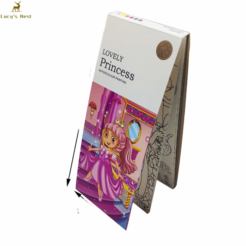 Sách Tô Màu Nước Nhiều Màu Sắc Cho Bé