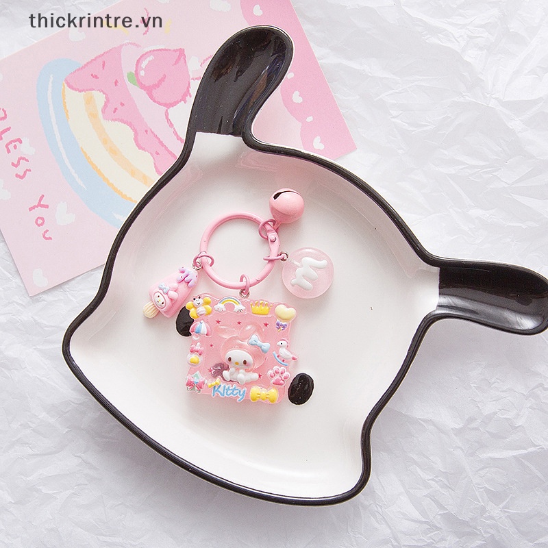 Th kawaii sanrio Móc Khóa resin Phát Quang Hình Búp Bê Hoạt Hình anime pochacco cinnamoroll kuromi hello kitty Đáng Yêu vn