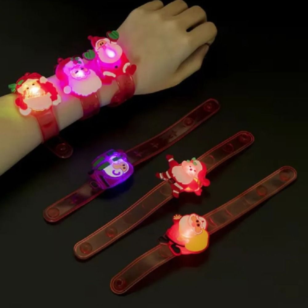 Mmluck Vòng Tay Đèn led Bằng Nhựa cotton Trang Trí Giáng Sinh