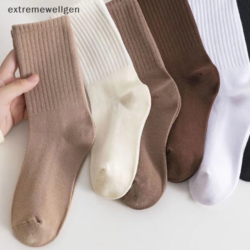 Vớ Kaki Màu Trắng Trơn Thời Trang Cho Nữ