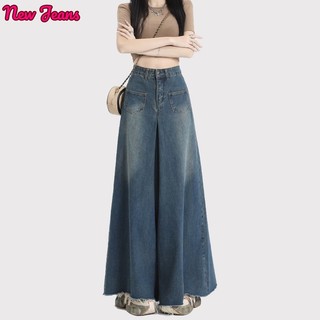 Prowow quần ống rộng quần nữ jean Fashion Casual Hàn Phong Thể thao WNK23A0ULV 43Z231025