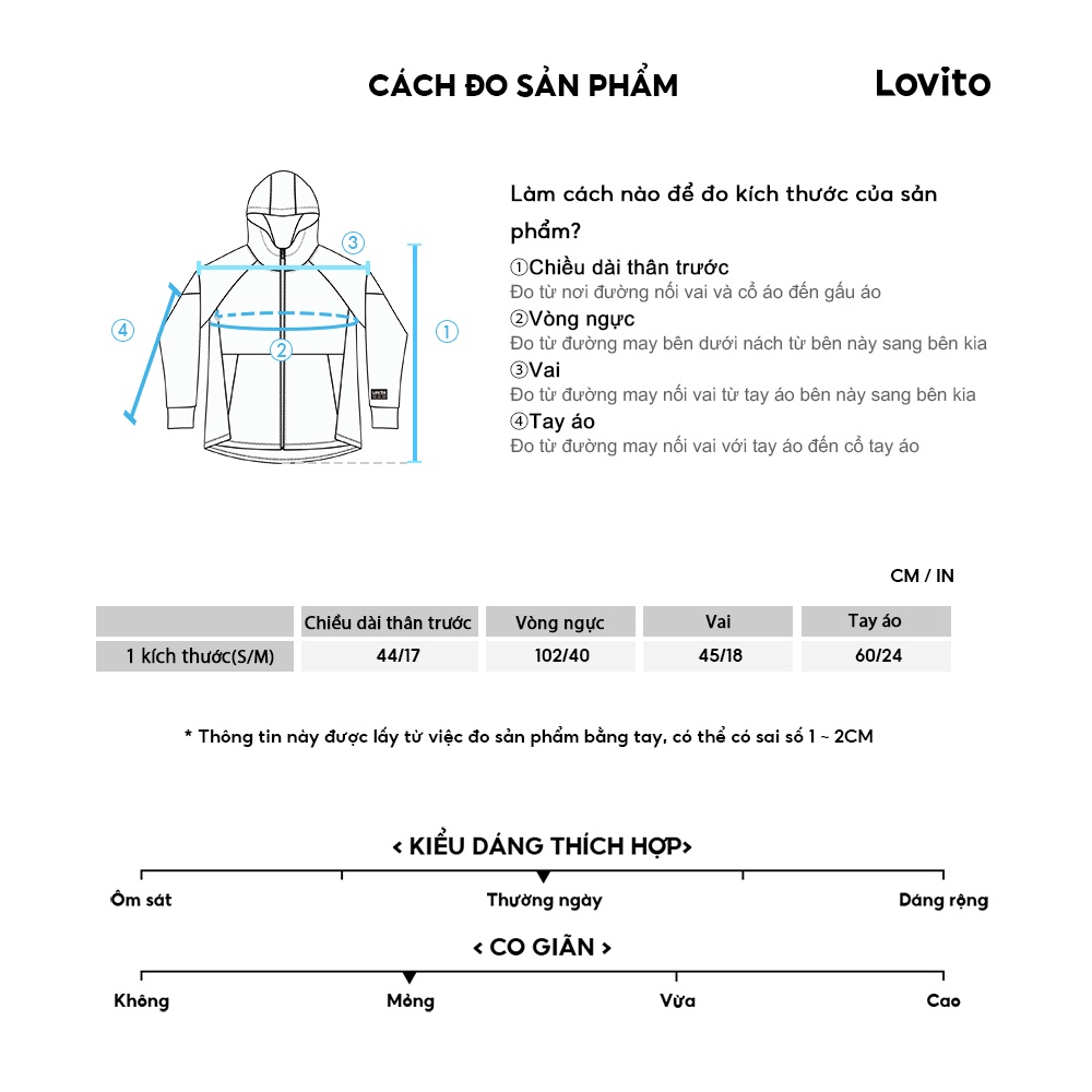 Lovito Áo khoác có túi dây kéo trơn thông thường cho nữ LNA29090