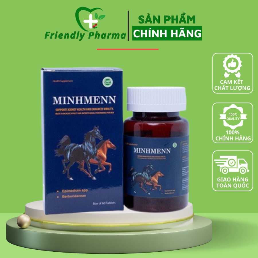 Tăng Cường Sinh Lý Nam Minh Men, Hỗ Trợ Bổ Thận Tráng Dương Kéo Dài Thời Gian Quan Hệ, Chống Xuất Tinh Sớm, Mạnh Gâ