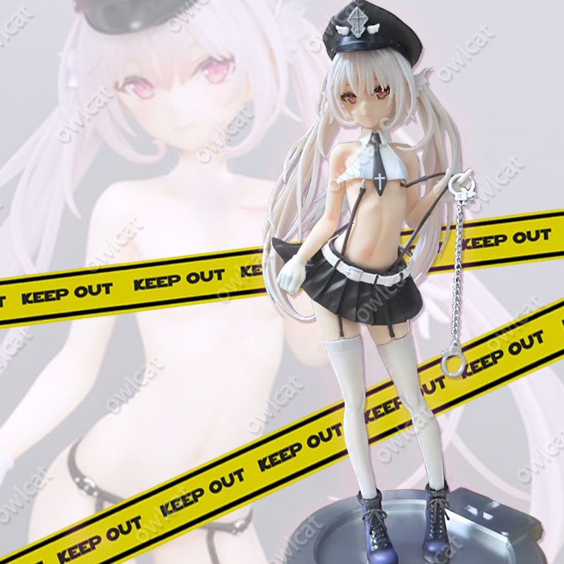 Mô Hình Nhân Vật Illustration Angel Cop Irell (Lying Ver.) 24cm Size 1/6 Removable Pink Charm Native