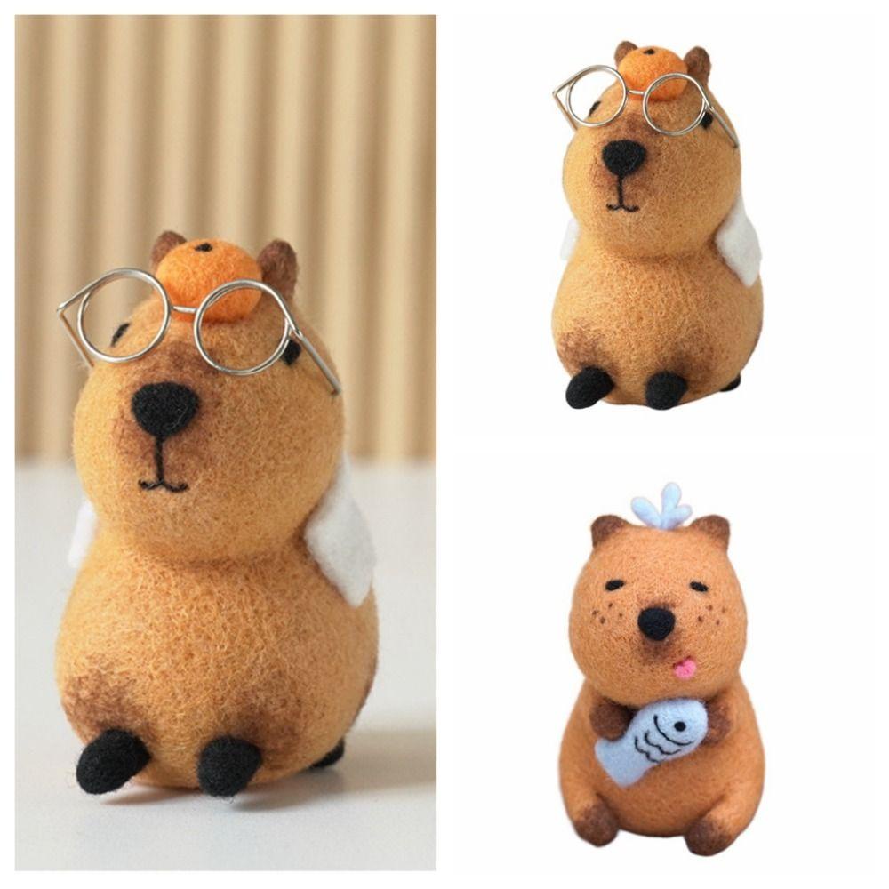 Mmluck capybara Thú Nhồi Bông Dễ Thương Làm Quà Sinh Nhật capybara carpi steak capybara