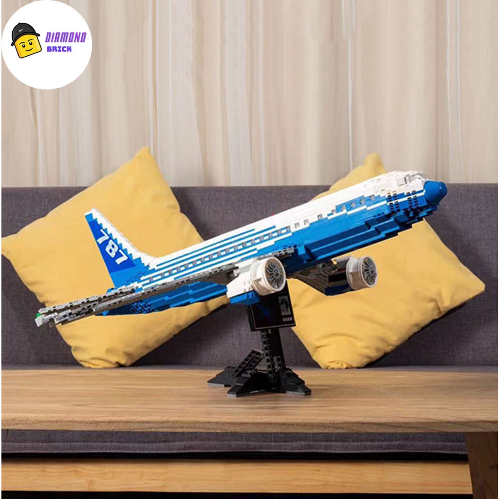 Đồ Chơi Lắp Ráp Kiểu LEGO Mô Hình Máy Bay Boeing 787 Dreamliner Vietnam
