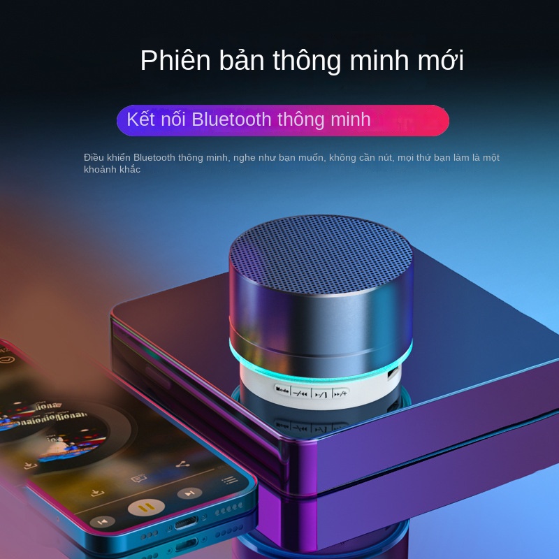 Loa Bluetooth Không Dây Phong Cách A1 A10 Âm Thanh Siêu Trầm Chất Liệu Thép