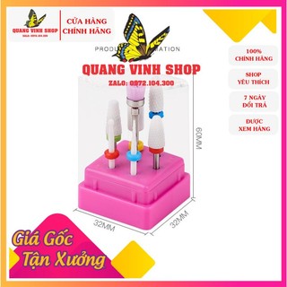Bộ đầu mài sứ phá gel phá bột 7 chi tiết