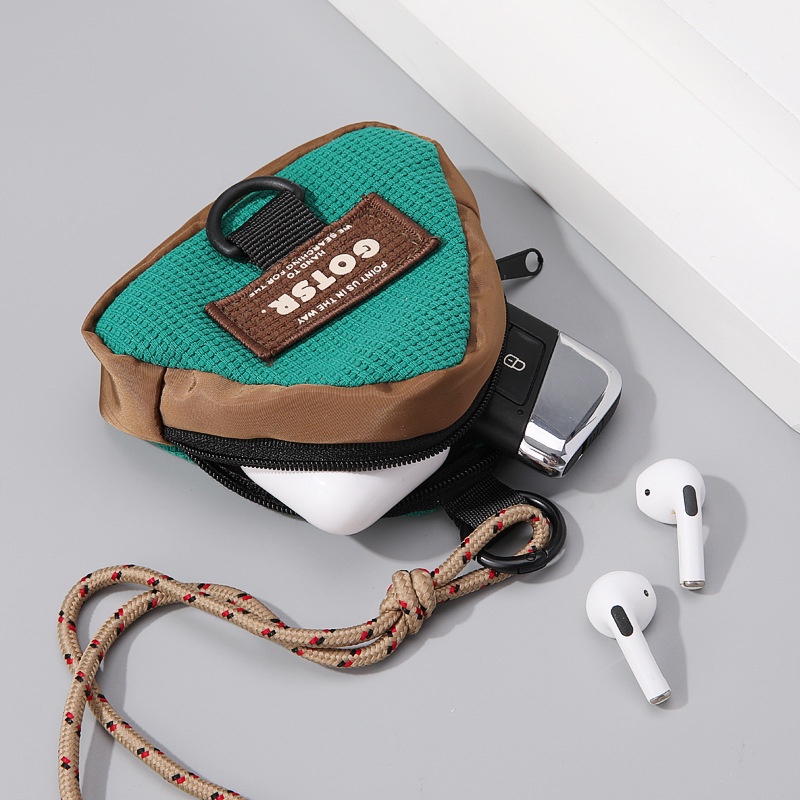 Mới Túi Đựng Tiền Xu Hình Tam Giác Sáng Tạo