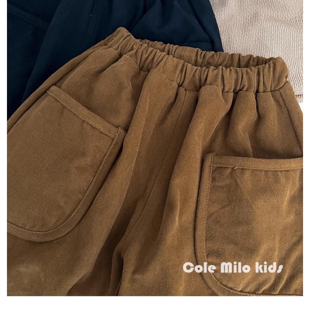 Quần Dài Dáng Rộng Phong Cách Thời Trang Hàn Quốc Dành Cho Bé Trai Và Bé Gái