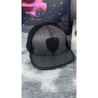 Mũ snapback ngựa - Nón hiphop nam nữ logo ép nhựa Ferrairi khoá sau cực chất - đậm chất thời trang cool ngầu