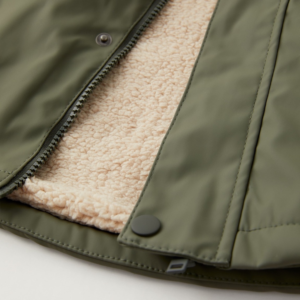 Raincoat Zara 2023 dư xịn ,ÁO MƯA TRÁNG CAO SU LÓT LÔNG CỪU NHÂN TẠO