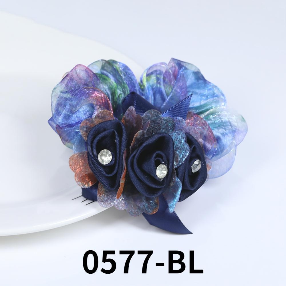 Dây Cột Tóc Bằng Sợi Xơ Mướp Hình Hoa Đơn Giản Thời Trang Phong Cách Hàn Quốc