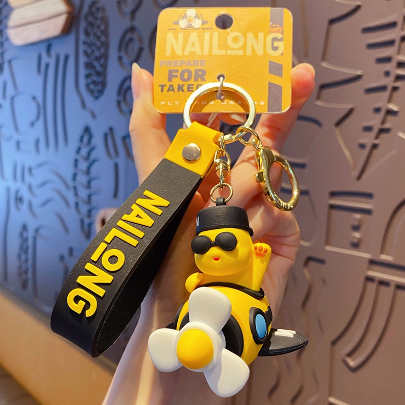 Móc Khóa Hình Rồng Bay Hoạt Hình Xinh Xắn