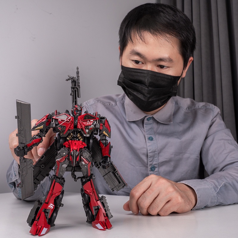 Mô Hình Đồ Chơi Xe Hơi Biến Hình Rô Bốt Bằng Hợp Kim Chất Lượng CaoTặng ô tô