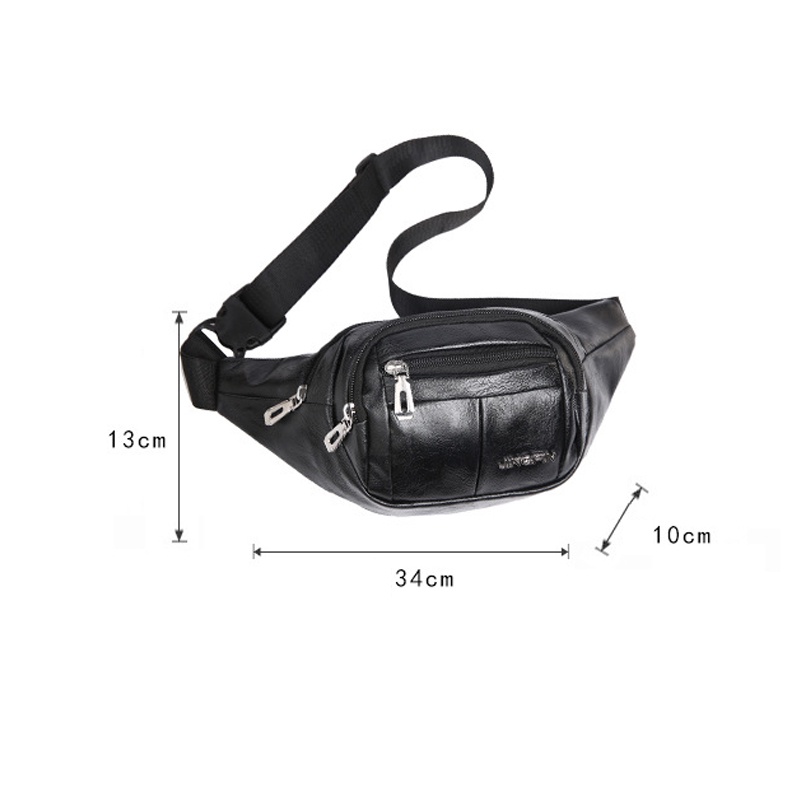 Imelon Túi Đeo Hông Thể Thao Bằng Da pu Cỡ Lớn Đa Năng Thời Trang Cho Nam Và Nữ