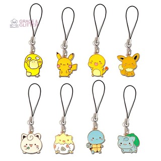 Móc Khóa Điện Thoại Hình pikachu pokemon Dễ Thương
