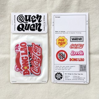 [TVHiep Lettering] Stickers - Quen Quen