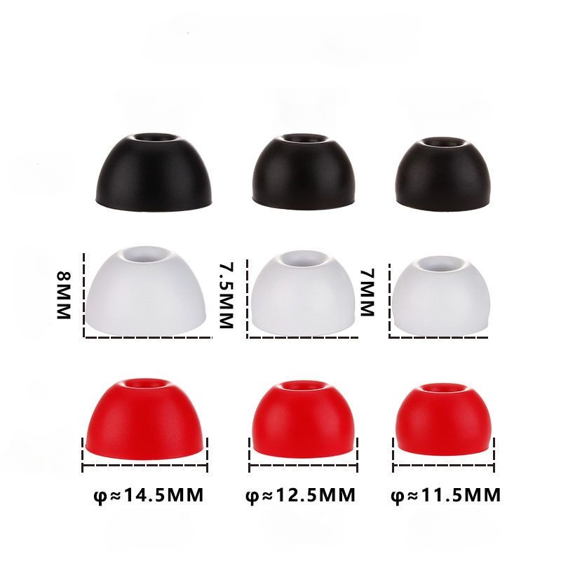 Bộ 3 Cặp Nút Tai Nghe Thay Thế Bằng silicon Mềm Tương Thích Với Beats studio Buds + Tai Nghe