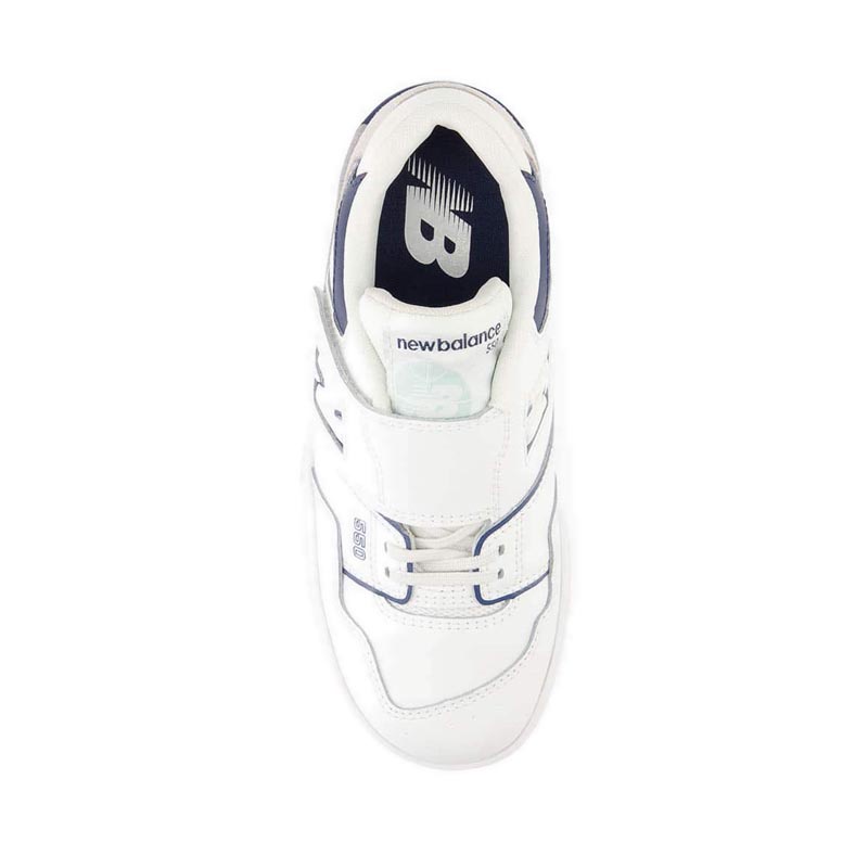 Giày Thể Thao New Balance 550 Bungge Lace with Top Strap Boy's - White