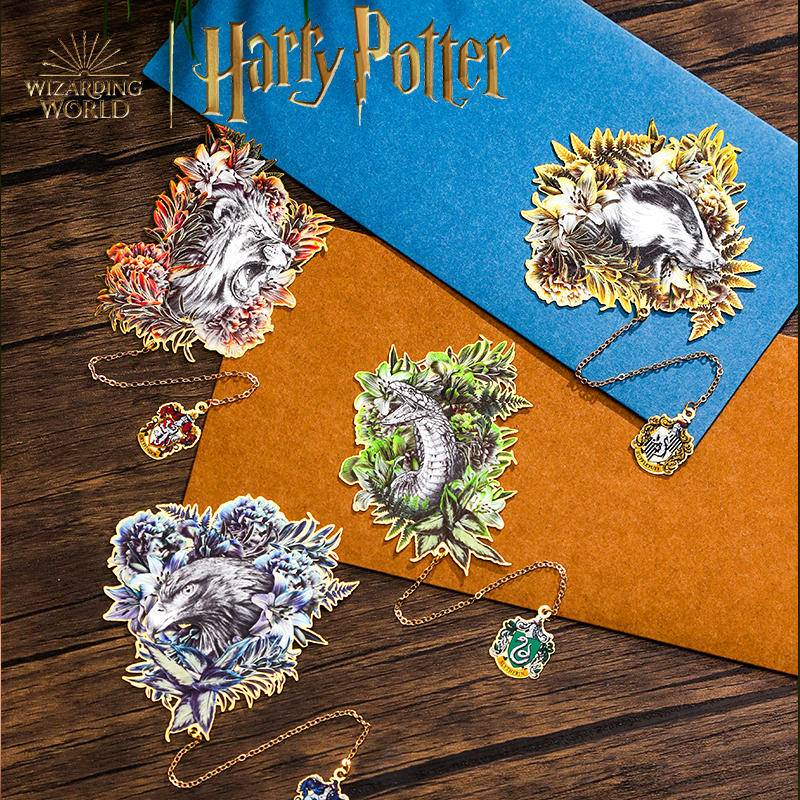 Thẻ Đánh Dấu Trang Sách Bằng Kim Loại Hình harry potter Trường Học Hedelberg dobby