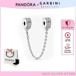 Charm Pandora Clear Pavé Safety Chain Clip Charm 1129