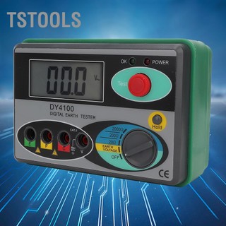 Tstools màn hình lcd kỹ thuật số dy4100 hiển thị máy đo điện trở nối đất
