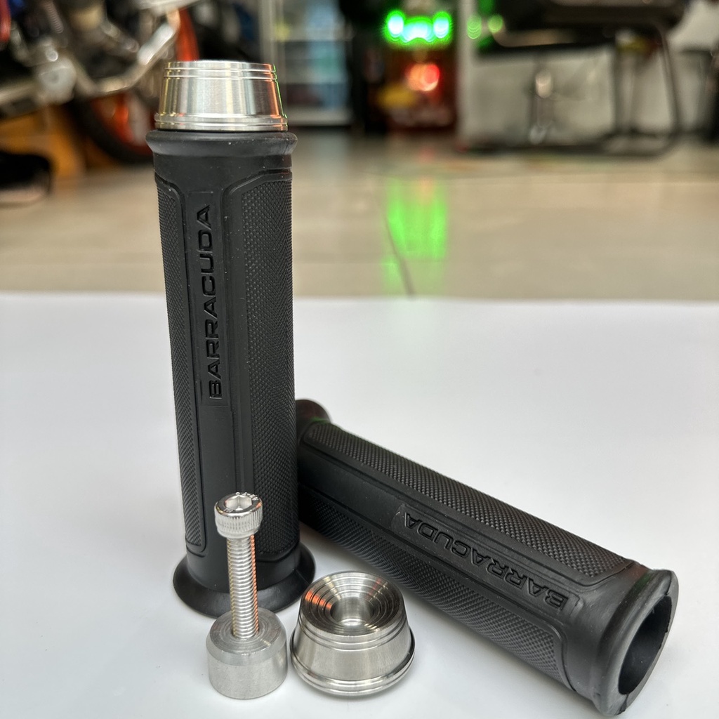 Bao tay BARRACUDA tặng gù inox 304 và 2 cục nhôm đóng ghi đông thông dụng cho nhiều dòng xe gắn máy