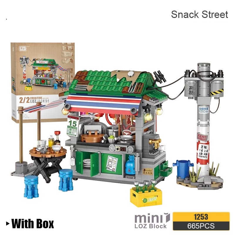 Bộ Đồ Chơi Lắp Ráp Mô Hình Tòa Nhà lắp ghép nông trại mô hình nhà LOZ 1281-Sản Phẩm Chất Lượng Cao-Quà Tặng Giáng Sinh