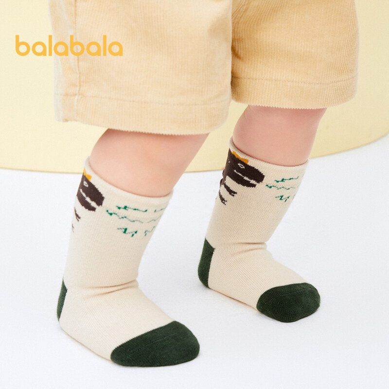 balabala Đôi Vớ cotton Ba Cặp Thể Thao Dành Cho Trẻ Em