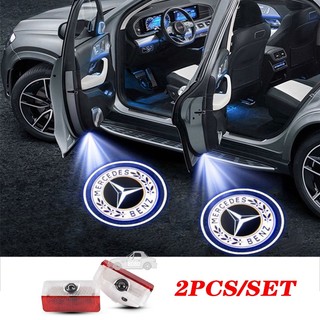 Bộ 2 đèn led chiếu sáng cửa xe hơi cho mercedes benz glk x204 w169 w168 w245