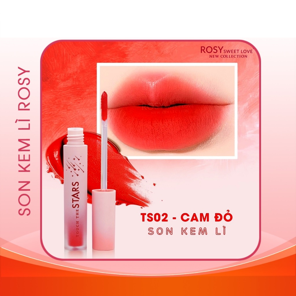Son kem lì ROSY, không trôi, son không chì, không gây thâm môi