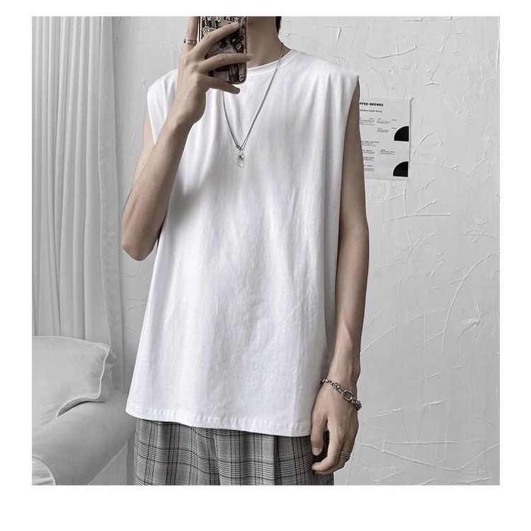 Áo Ba Lỗ Thể Thao plus size Thoáng Khí Thời Trang hong kong Cho Nam