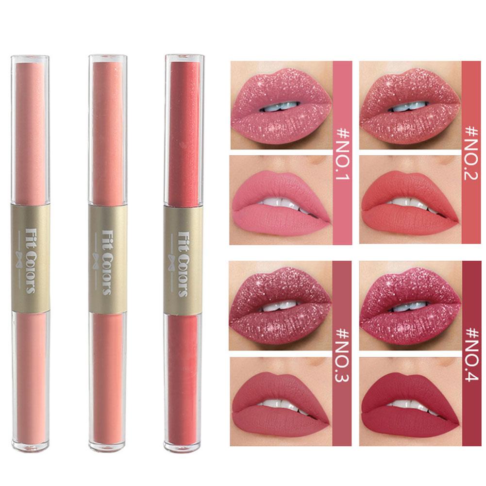 Son Môi Dạng Lỏng 2 Trong 1 Chống Nước Giữ Màu Tốt Bền Lâu Trôi