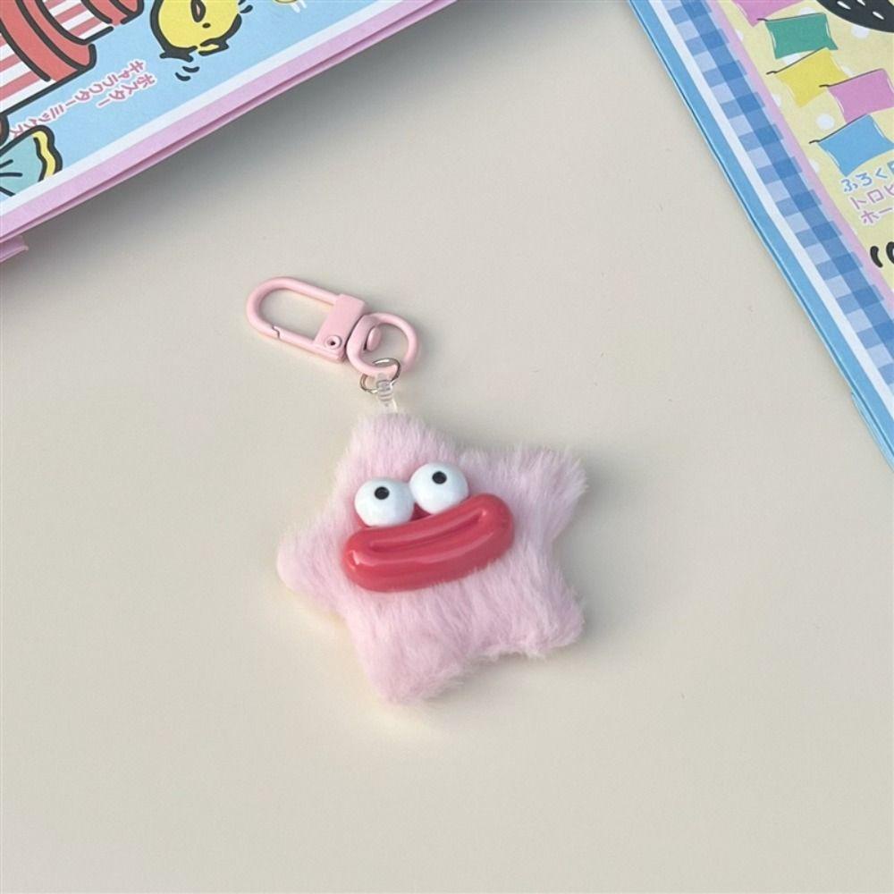 Mmluck Móc Khóa Hình Ngôi Sao Nhồi Bông mini Vui Nhộn Thời Trang