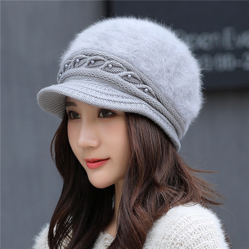 Thời Trang Mũ Len Trùm Đầu Giữ Ấm Cho Nữ