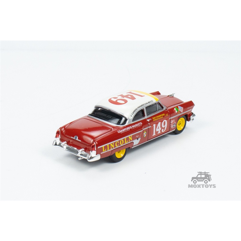 Mini gt Mô Hình Xe Hơi lincoln capri 1954 carrera Panama Tỉ Lệ 1: 64 #149 Xe Hơi Thiết Kế Độc Đáo Chất Lượng Cao