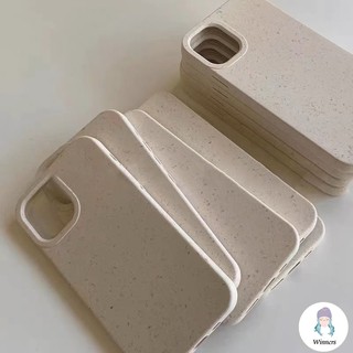Ốp lưng INS Beige Kaki IPhpne Tương thích với vỏ IPhone 11 Vỏ 14 Pro Max có thể phân hủy sinh học Ip 16 15 13 12 11 17 Pro Max 14 Pro Max X XS Vỏ TPU mềm màu trơn chống sốc