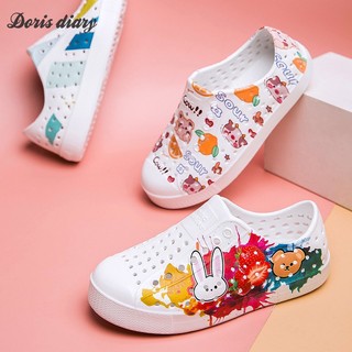 Doris diary  đế mềm thiết kế đục lỗ thoáng khí thời trang đi biển cho bé