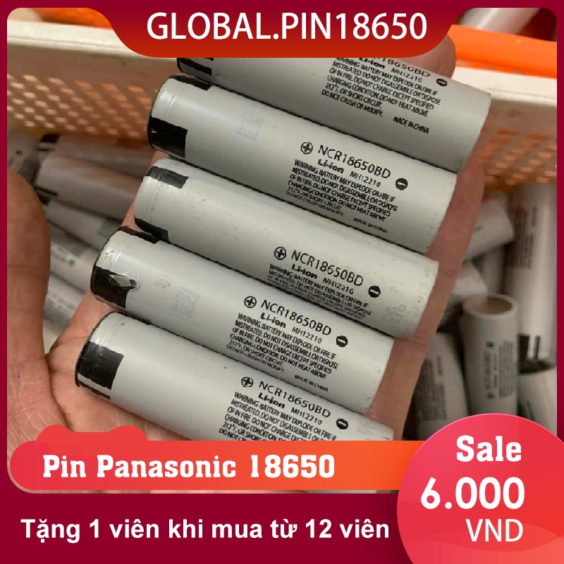 Pin 18650 Panasonic 3400mAh - 3.7v xả 20A [ Miễn phí 1 viên ] - Tháo khối