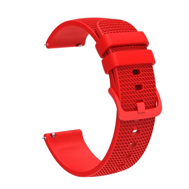 Dây silicone Thay Thế Cho ĐồNg Hồ Đeo Tay 18mm 20mm 22mm