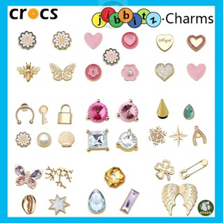 Jibbitz Crocs Quyến Rũ Phụ Kiện Giày Khóa Kim Loại Dép Trang Trí Cao Cấp Tự Làm Sáng Tạo Trang Trí Giày Nơ Đá Quý Khóa Trang Sức Dép