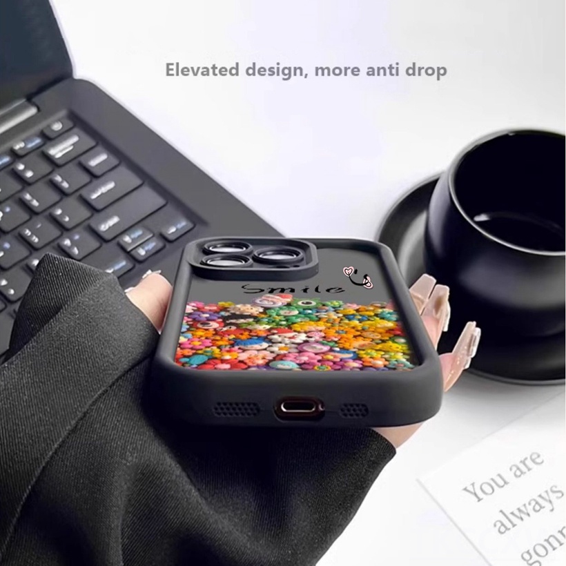 Dễ Thương Ốp Điện Thoại Mềm Chống Sốc Hình Hoa Mắt Thiên Thần Cho redmi k60 k50 ultra k60 k50 k40 k30 pro k60e k40s