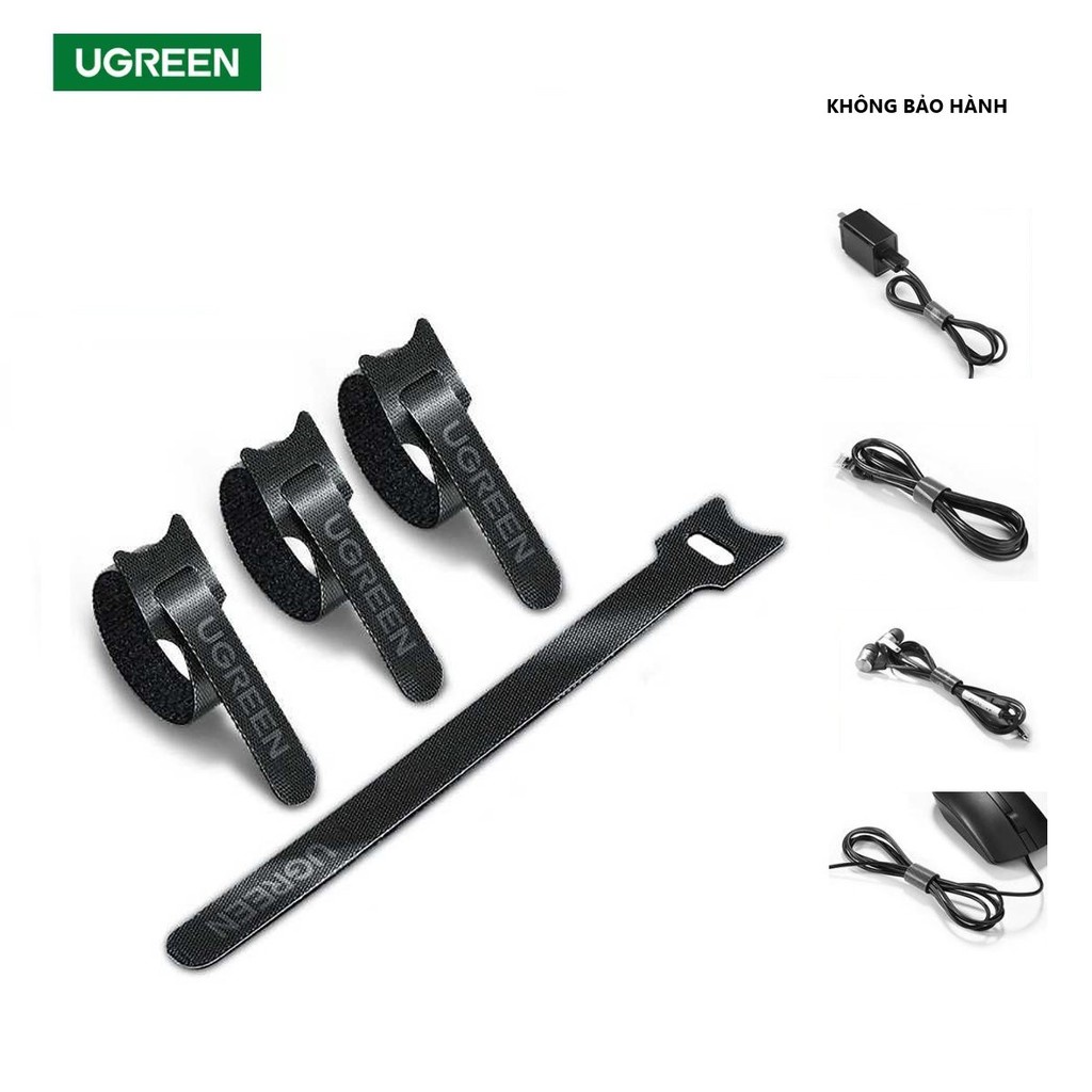 Cáp dán xé cuốn gọn dây sạc dây tai nghe dây điện dây cáp Essager/UGREEN Cao cấp Cable Tie Wire Winder Nylon Tape