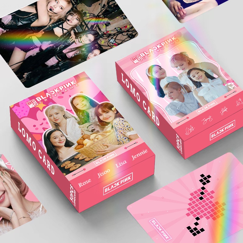 Blackpink THE GAME BPTG Laser Flash Lomo Card Photocard